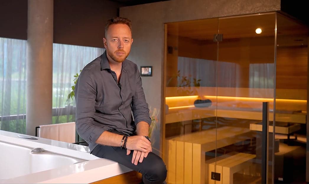 Aquamarine | Interview with our CEO Jirka Kachlík about TAO design saunas