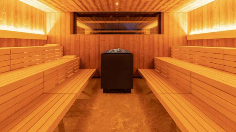 Finnish sauna in the Aldrov resort in the Krkonoše Mountains