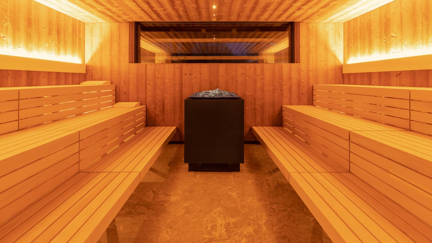 Finnish sauna in the Aldrov resort in the Krkonoše Mountains