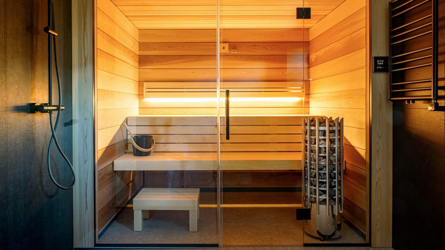 TAO Trust luxury sauna made of cedar