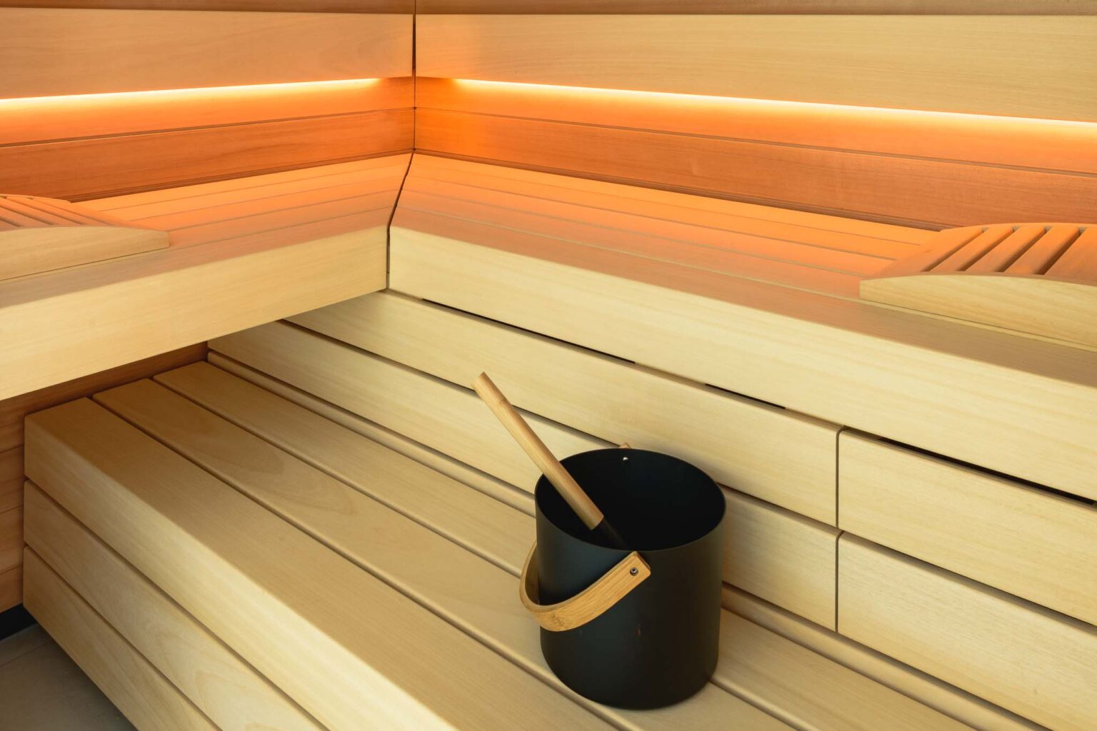 Private wellness with a small TAO TRUST sauna